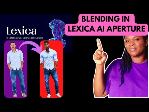 How to Blend in Lexica Aperture  Ai~ Create whole other new images
