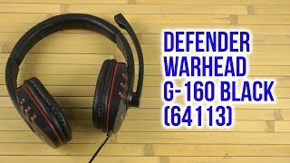 Defender Warhead G-160 Black/Red (64113) - відео 1