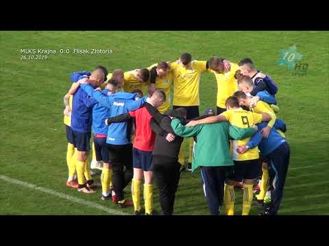 Skrót meczu: MLKS Krajna Sępólno Krajeńskie - Flisak Złotoria, 26.10.2019 r.