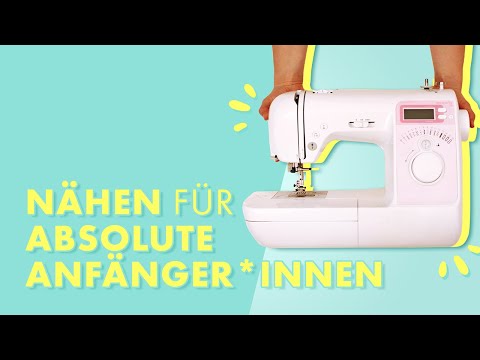 Nähen lernen für Anfänger*innen - Stoff, Zuschnitt, Einfädeln und Projekt in unter 1h!