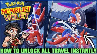 How to Unlock Flying Climbing & Swimming STRAIGHT AWAY - Pokemon Scarlet & Violet - Transport Guide!