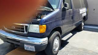 06 Ford E350 5.4 V8 DIY Removing AC compressor part two in description