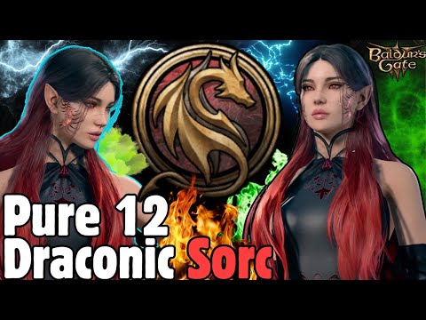 PURE 12 DRACONIC SORCERER Build in Baldur's Gate 3