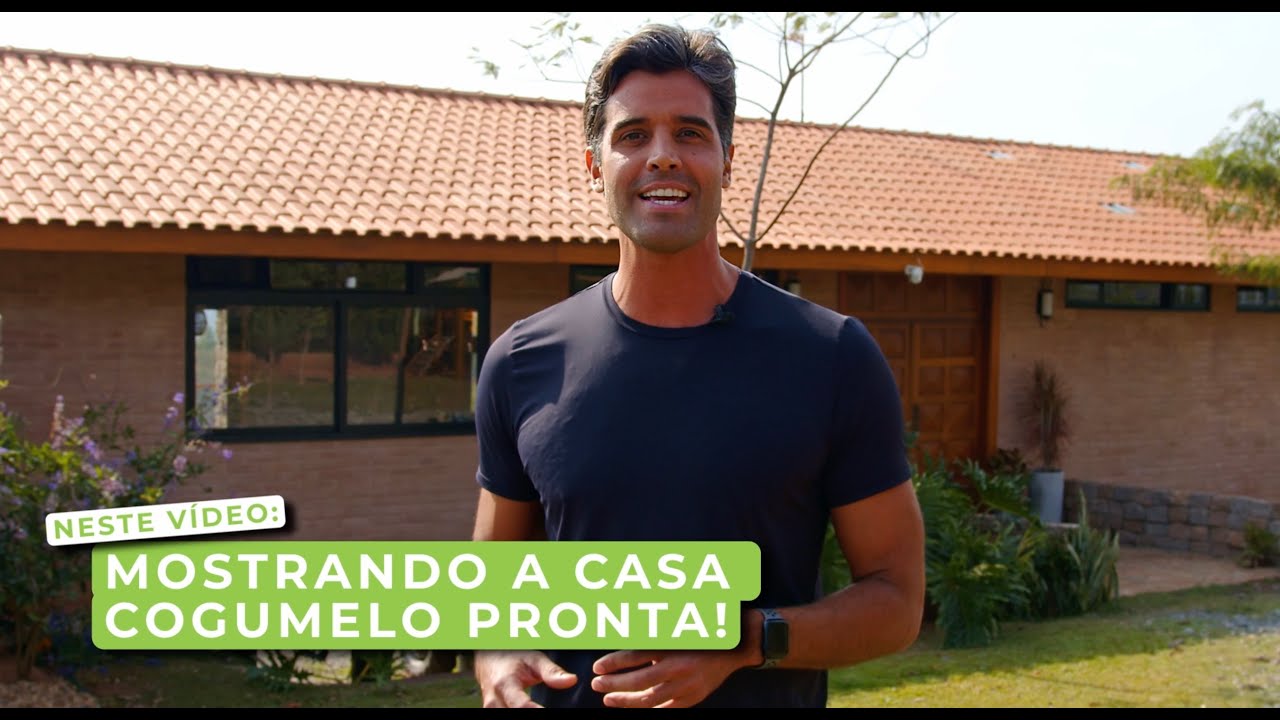 CASA COGUMELO  PRONTA! |  ESTRUTURA 100% EM TIJOLO ECOLÓGICO  | DE OLHO NA OBRA | PAULO TRIGO