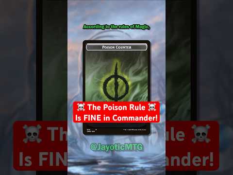 DON'T Change the Poison Counter Rule in Commander! (MTG)