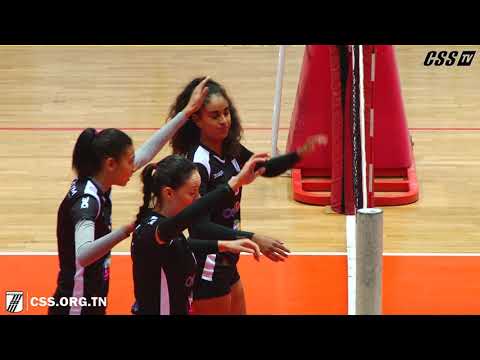 08-12-2019 CSS TV Résumé de la victoire de nos volleyeuses à la confrontation de l'AS Béja