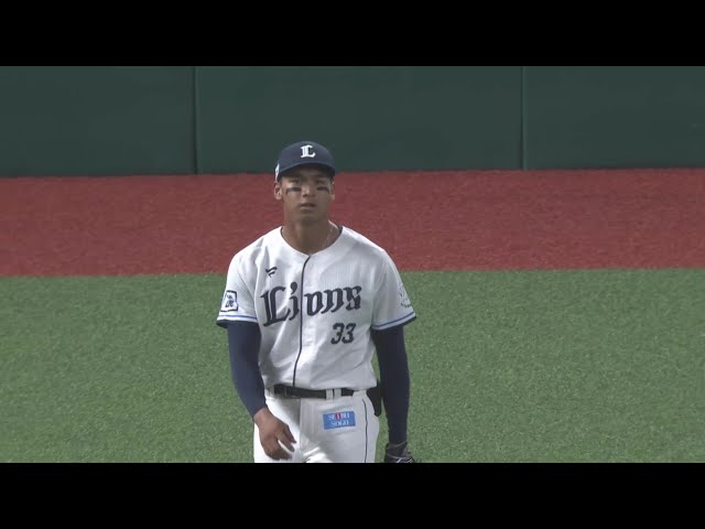 【ファーム】走って走って追いついた!! ライオンズ・古川雄大 レフトへの深い打球を好捕球!! 2025年7月29日 埼玉西武ライオンズ 対 横浜DeNAベイスターズ