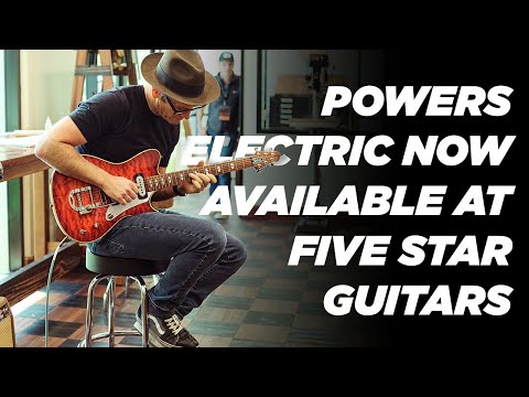 Powers Electric A Type  - Chalk  - FF42 Pickups - Pearl Pickguard - Delrin Saddle -  Top Loading Hardtail image 17