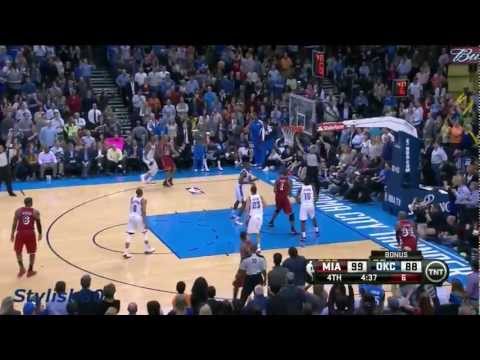 LeBron James 39 pts, 12 reb @ OKC (Full Highlights) (2/114/13) [HD]