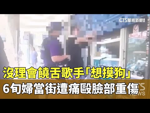 沒理會饒舌歌手「想摸狗」　6旬婦當街遭痛毆臉部重傷