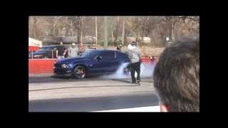 preview picture of video 'Team Beefcake Racing Daily Driven 2011 Mustang GT 9.03 Pass on 275's!'