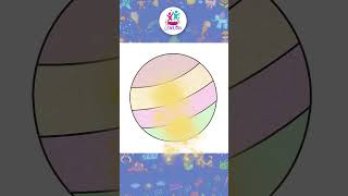 Desenhe uma bola com glitter #shorts #comodesenhar #chikiartbrazil