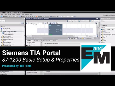 Siemens | S7-1200 Basic Setup and Properties | EandM
