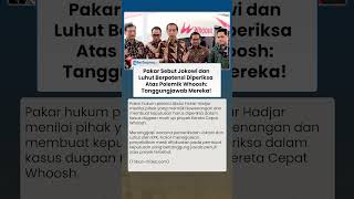 Pakar Sebut Jokowi dan Luhut Harus Diperiksa atas Dugaan Mark Up Whoosh: Tanggungjawab Mereka!