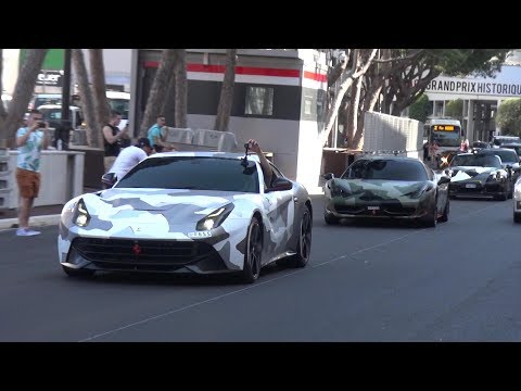 GMK CAMO Squad -  918, RS6 Milltek, F12berlinetta, 458, Turbo S, C63S!