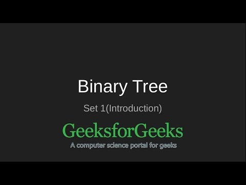 Binary Trees Introduction Geeksforgeeks