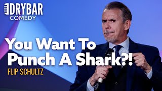 How You're Supposed  To Survive A Shark Attack. Flip Schultz
