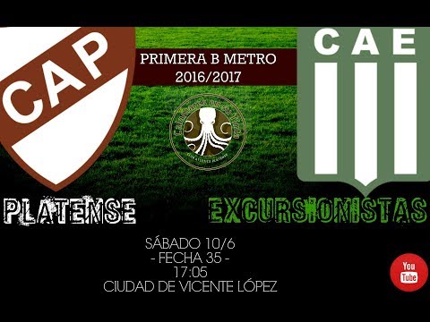 Platense vs. Excursionistas - Fecha 35 Torneo Primera B Metropolitana