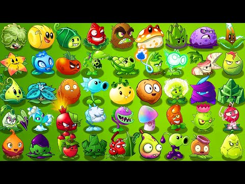 All Premium Plants Level 999999 Power-Up! vs All Final Boss - Plants vs Zombies 2 Mod