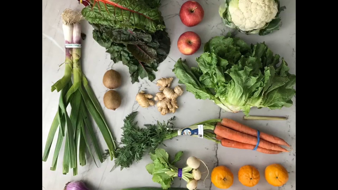 Opening My CSA Box Timelapse
