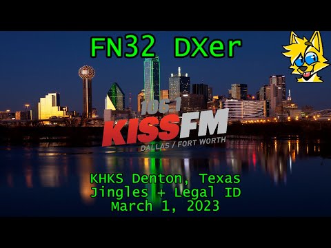 106.1 KISS-FM | KHKS Denton, Texas Jingles + Legal ID (3/1/2023)