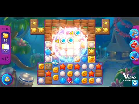 Fishdom. 4846 super hard level no boosters and diamonds. 18 moves