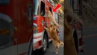 Golden Retriever Mom and Puppy Save Firefighter #dog #goldenretriever #animals
