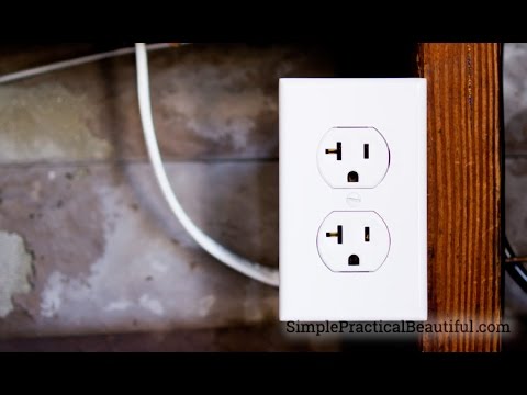 How to Add an Electric Outlet - YouTube