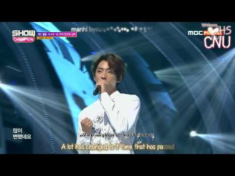 [ENG SUB/Lyric] 150806 MBC Show Champion B1A4 (비원에이포) - 10년후 (After 10 Years) [Comeback Stage]