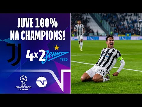 Gols e lances de Juventus x Zenit