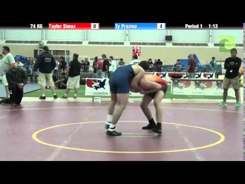 74 KG Taylor Simaz vs Ty Prazma