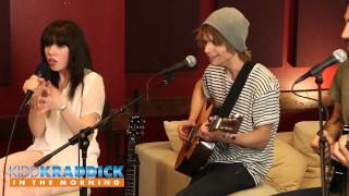 Carly Rae Jepsen - &quot;Curiosity&quot; acoustic performance - Kidd Kraddick in the Morning