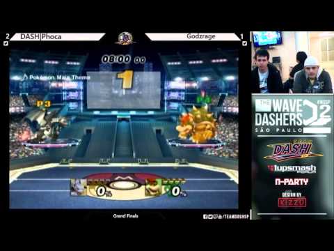 Wavedashers 2 Project M 3.6 Grand Finals - DASH|Phoca [Charizard] vs Godzrage [Bowser]