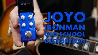 Video thumbnail for Joyo IronMan Old School Distortion - JF313 by Coleman's Music