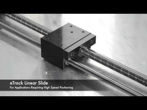 eTrack Linear Slide with Servo Motor - Newmark Systems, Inc.