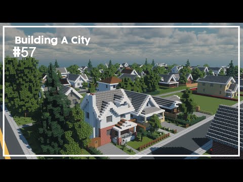 Building A City #57 // Suburbs // Minecraft Timelapse