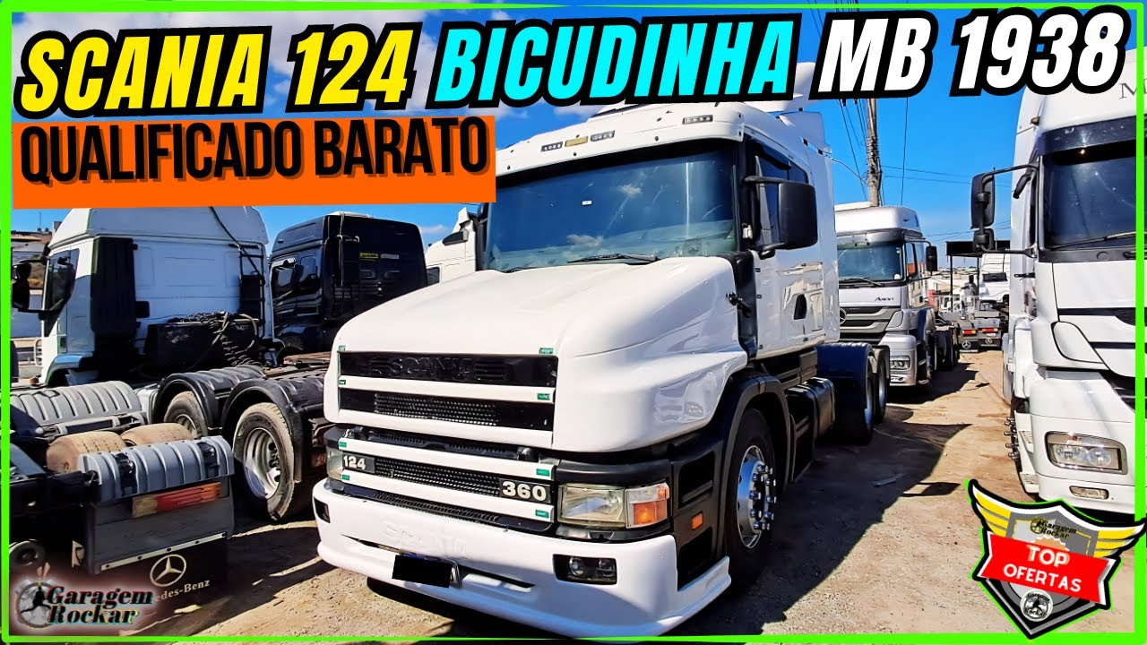 DIA DE QUALIFICADO BARATO SCANIA 124 TRUCADO e MB 1938 TRUCADO a VENDA #caminhãobarato #scania #1938