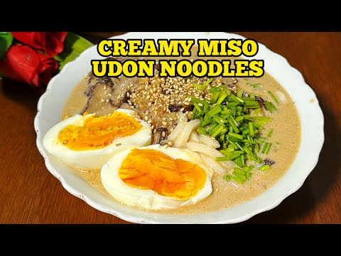 How to make Creamy Miso Udon Noodles | Kitchen Time with Anna