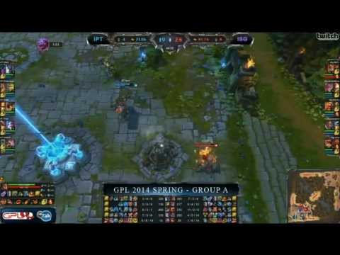 2014-2-13 LOL LEAGUE OF LEGENDS GPL 2014 SPRING SEASON IPT v.s. iSG 720HD