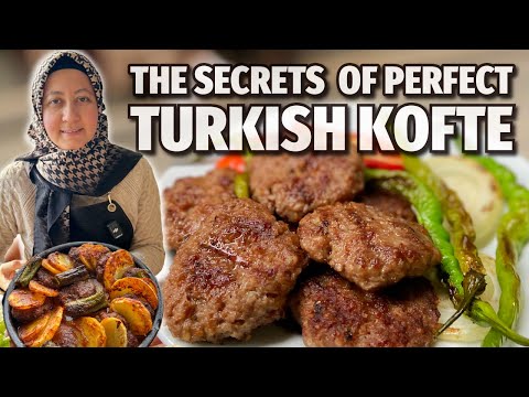 Authentische türkische KOFTE – gegrillte und im Ofen gebackene Fleischbällchen