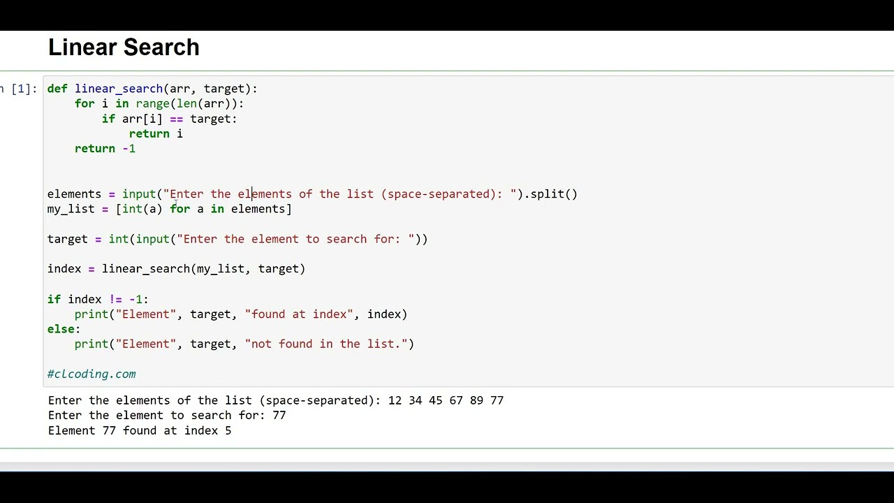 100 Days Python Loop Challenge  | Day 5 :  Linear Search in Python