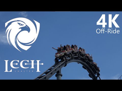 Lech Coaster - 4K UHD Off-Ride - Legendia - Vekoma Bermuda Blitz - Cinematic