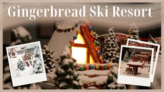 Baking an EPIC Gingerbread Village Ski Resort FROM SCRATCH | Fully Edible Gingerbread House/Village
