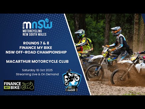 Rounds 7 & 8 Finance My Bike NSW Off-Road Championship - Day 1