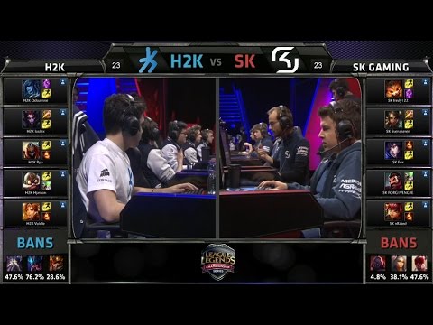 EU LCS H2k vs SK Game 1 Highlights (EU LCS Spring 2015)