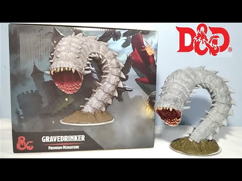 D&D Icons of the Realms Van Richten's Guide to Ravenloft-Gravedrinker Premium Prepainted Mini Review