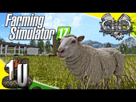 Farming Simulator 2017 Gameplay :EP10: 100+ Sheep! (PC RattleSnake Valley)