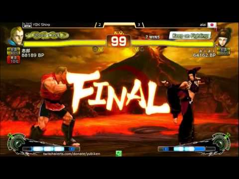 YBK Shiro (Abel) vs aiai (Juri) FT5 指喧 - YUBIKEN - 062515