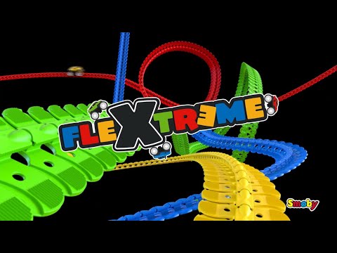 „Smoby Flextreme“ automobilis su šviesa į trasą video