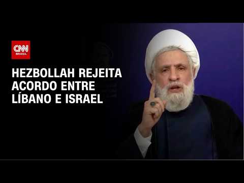 Líder do Hezbollah rejeita acordo entre Líbano e Israel | CNN PRIME TIME